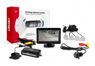 AMIO asistenty parkovania TFT01 4,3 s kamerou HD-305 LED 4-senzorové strieborné.jpg