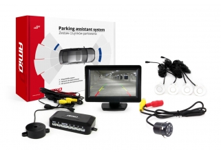 AMIO asistenty parkovania TFT01 4,3 s kamerou HD-307-IR 4-senzorové biele.jpg