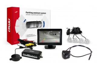 AMIO asistenty parkovania TFT01 4,3 s kamerou HD-310 4-senzorové strieborné.jpg