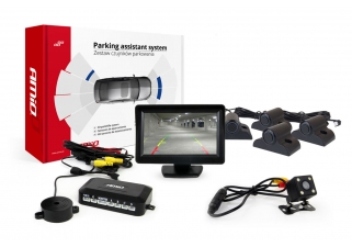 AMIO asistenty parkovania TFT01 4,3 s kamerou HD-315-LED 4-senzorové čierne Truck.jpg