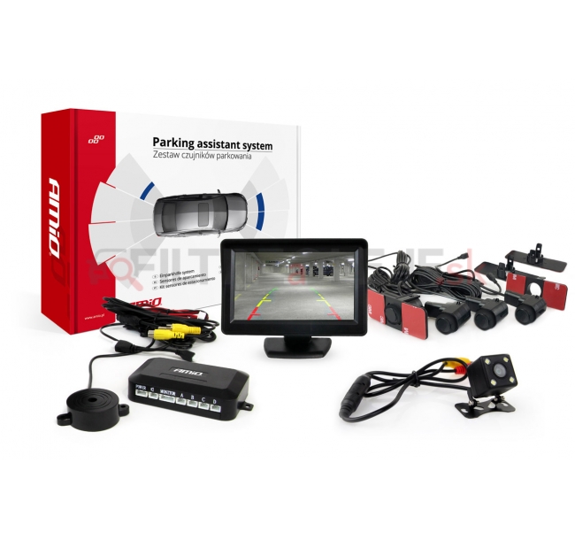 AMIO asistenty parkovania TFT01 4,3 s kamerou HD-315-LED 4-senzorové čierne vnútorné.jpg
