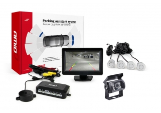 AMIO asistenty parkovania TFT01 4,3 s kamerou HD-501-IR 4-senzorové, strieborné.jpg
