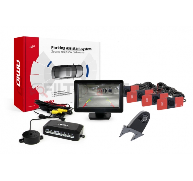 AMIO asistenty parkovania TFT01 4,3 s kamerou HD-502-IR 4-senzorové čierne vnútorné.jpg