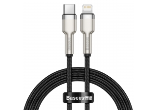 AMIO Cable USB-C do Lightning Baseus Cafule, PD, 20W, 1m black.jpg