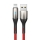 AMIO kábel USB Lightning s LED diódov Baseus Horizontal, červený, 100 cm 2,4A.jpg