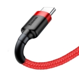 AMIO kábel USB na USB-C BASEUS Cafule 1,5A 100cm červený 1.jpg