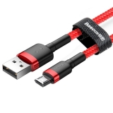 AMIO kábel USB na micro USB BASEUS Cafule 1,5A 200cm červený 1.jpg