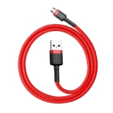 AMIO kábel USB na micro USB BASEUS Cafule 1,5A 200cm červený 2.jpg