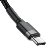 AMIO kábel USB-C na USB-C BASEUS Cafule PD 2.0, QC 3.0, 60W, 200 cm 3.jpg