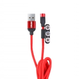 AMIO multikábel USB Lightning USB C micro USB 100cm UC-08 1.jpg