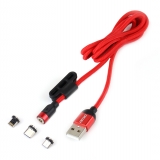 AMIO multikábel USB Lightning USB C micro USB 100cm UC-08 2.jpg