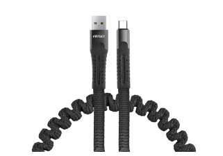 AMIO pružinový kábel USB+microUSB 120cm FullLINK UC-12.jpg