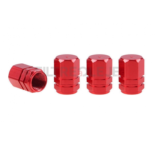 AMIO hliníkové krytky na ventil červené 4 ks.jpg