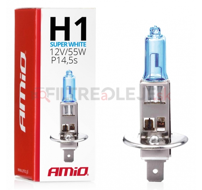AMIO halogénová žiarovka H1 12V 55W Super White.jpg