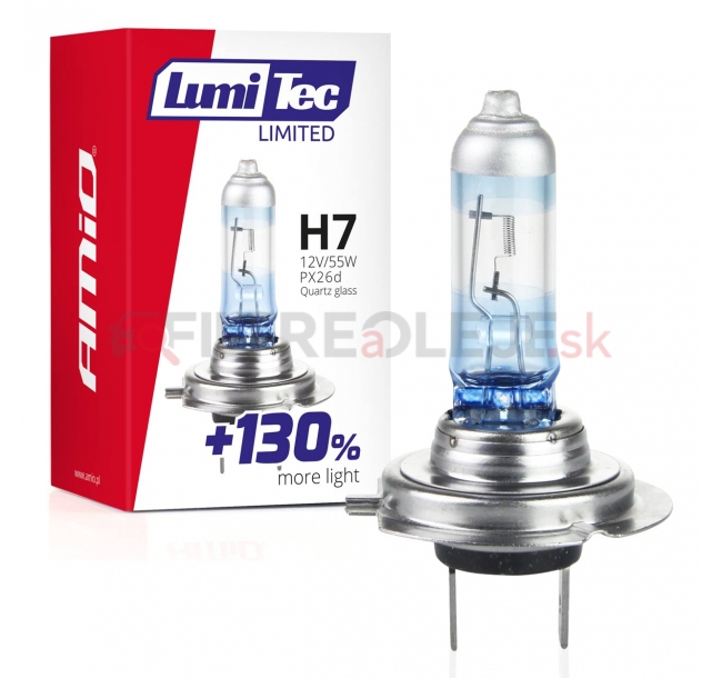 AMIO halogénová žiarovka H7 12V 55W LumiTec LIMITED +130%.jpg