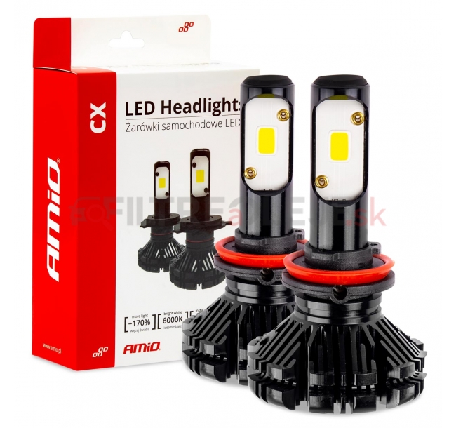 AMIO LED žiarovky pre hlavné svietenie H8 H9 H11 CX séria.jpg