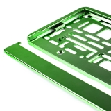 AMIO podložka pod ŠPZ – zelená metalizovaná 3.jpg