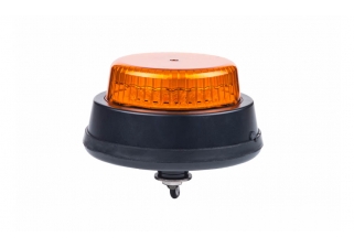 Výstražný maják HOR 110B, so závitovou rúrkou, LED 12 24 V ( režim otáčania a blesku, kábel 3x 0,5mm2, dĺžka 1,5m ).jpg