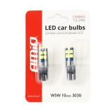 AMIO LED žiarovky CANBUS 10SMD 3030 T10 W5W White 12V 24V 4.jpg