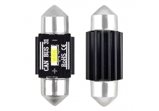 AMIO LED žiarovky CANBUS 1860 1SMD UltraBright Festoon C5W C10W C3W 31mm White 12V 24V.jpg