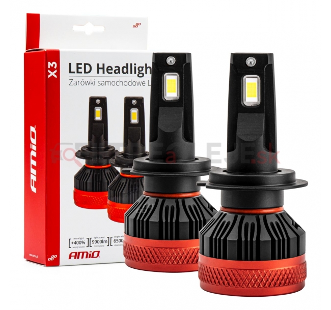 AMIO LED žiarovky hlavného svietenia H7 X3 Series AMiO.jpg