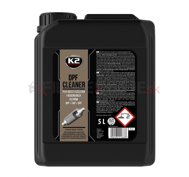 K2 DPF Cleaner - regeneruje filter pevných častí 5L.jpg