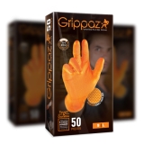 Grippaz 246 Protišmykové nitrilové rukavice oranžové veľkosť M:8 - 50ksGrippaz 246 Protišmykové nitrilové rukavice oranžové veľkosť M:8 - 50ks 1.png