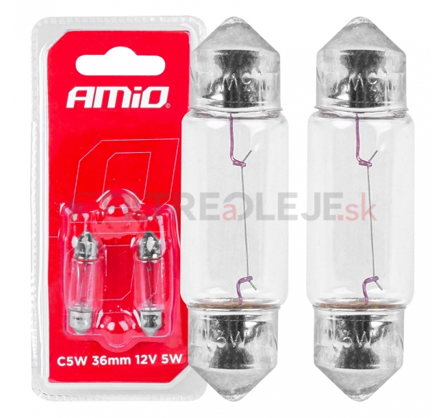 AMIO Halogénové žiarovky C5W Festoon SV 8,5-8 36mm 12V 2ks blister.jpg