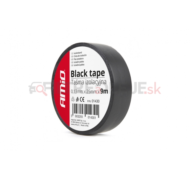 AMIO Izolačná páska čierna 25mm x 9m.jpg
