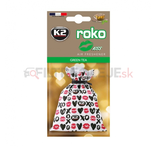 K2 ROKO KISS GREEN TEA - osviežovač vzduchu 25G.jpg