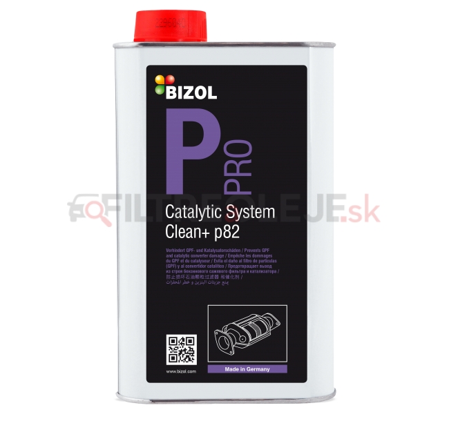 BIZOL Pro Catalytic System Clean+ P82 Čistič katalyzátora a GPF 1L.png
