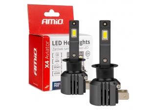 AMIO LED žiarovky X4-series AVIATOR H1 6500K max 44W AMIO-03761.jpg