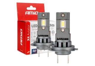 AMIO LED žiarovky X4-series AVIATOR H7 H18 6500K max 44W AMIO-03764.jpg