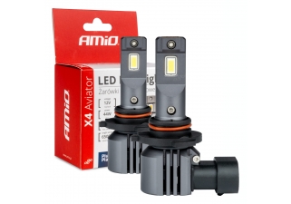 AMIO LED žiarovky X4-series AVIATOR HB3 9005 HIR1 9011 H10 6500K max 44W AMIO-03766.jpg
