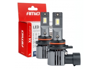 AMIO LED žiarovky X4-series AVIATOR HIR2 9012 6500K max 44W AMIO-03768.jpg