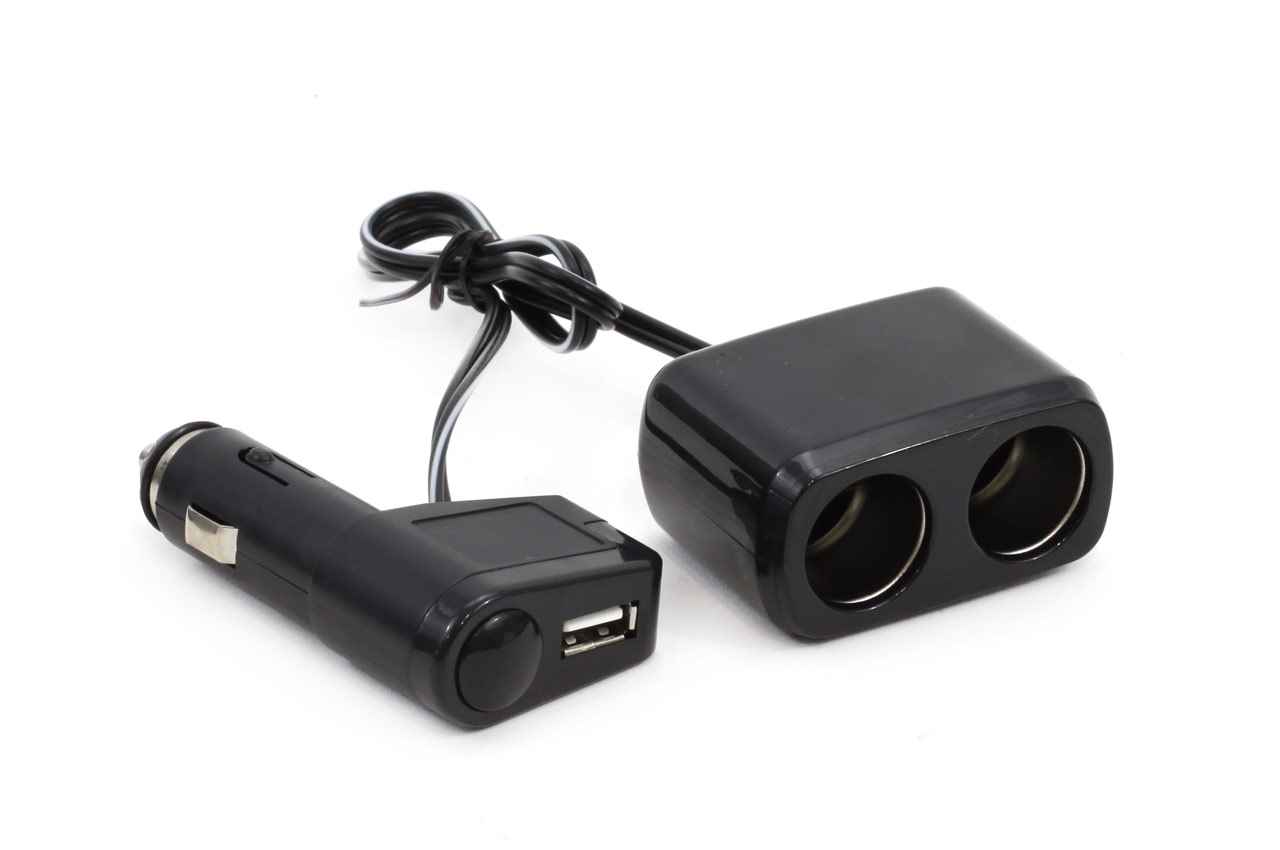 AMIO Rozdvojka autozapaľovača + USB SOC1.jpeg
