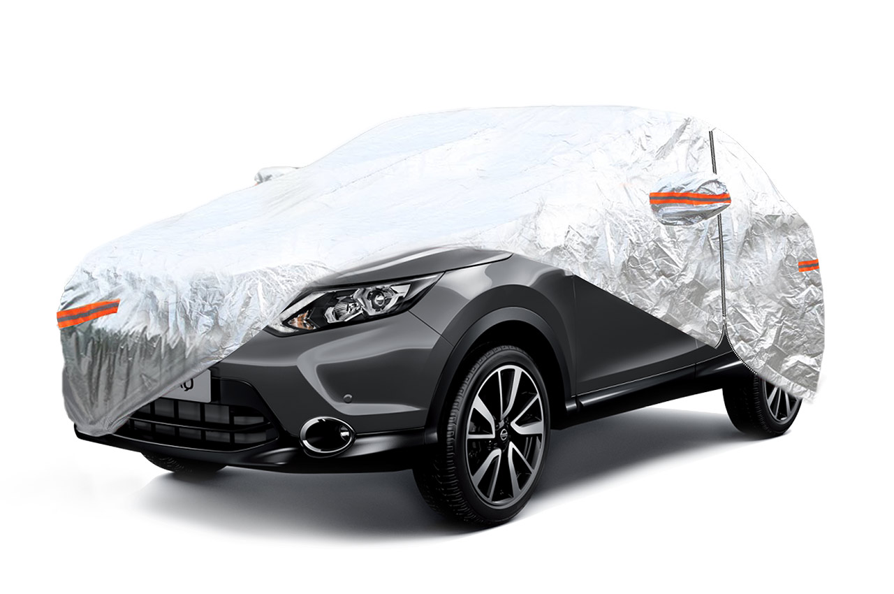 AMIO autoplachta strieborná so zipsom, reflexná, typ SUV VAN veľkosť XL.jpeg