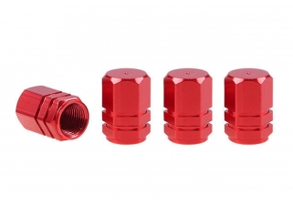 AMIO hliníkové krytky na ventil červené 4 ks.jpeg