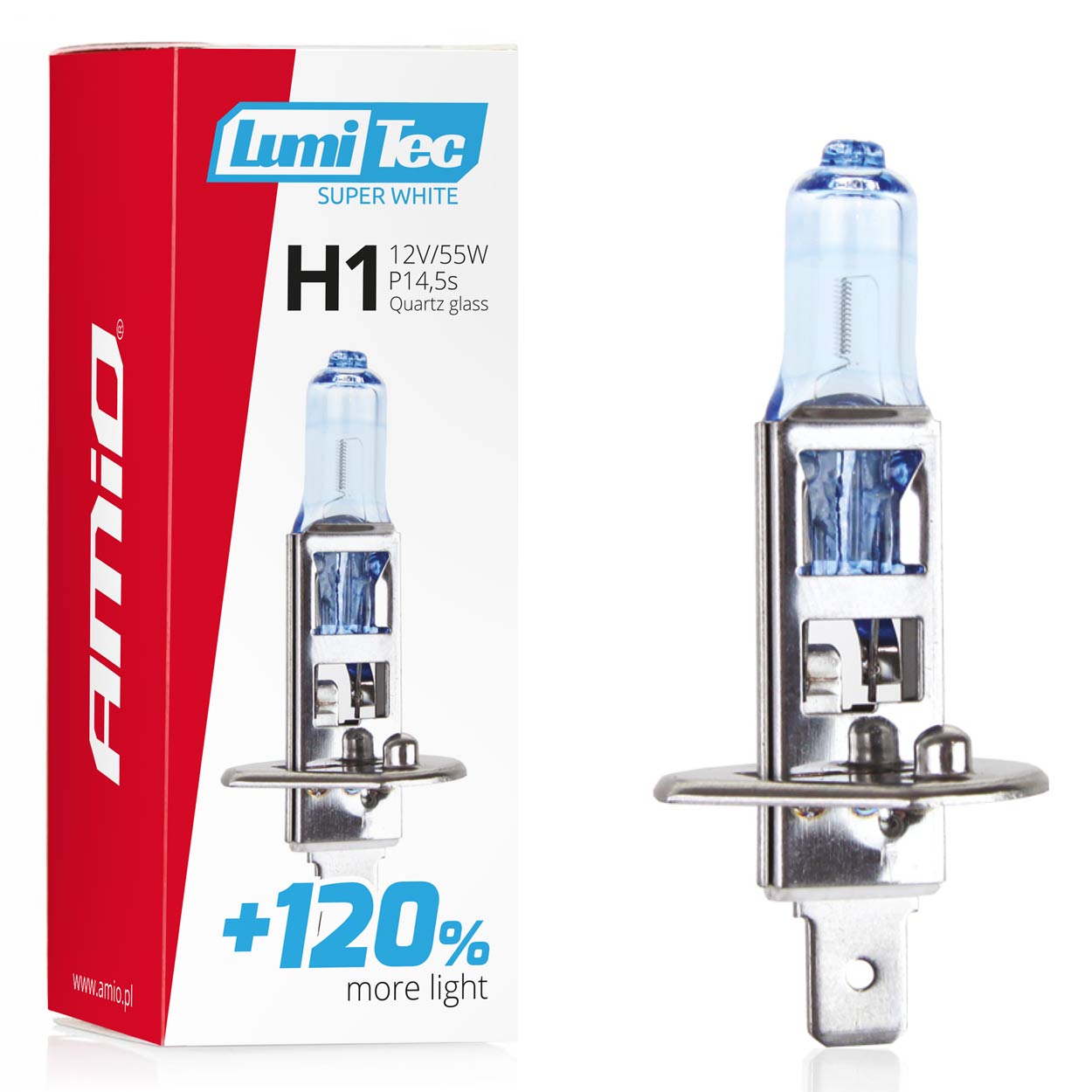 AMIO halogénová žiarovka H1 12V 55W LumiTec SuperWhite +120%.jpeg